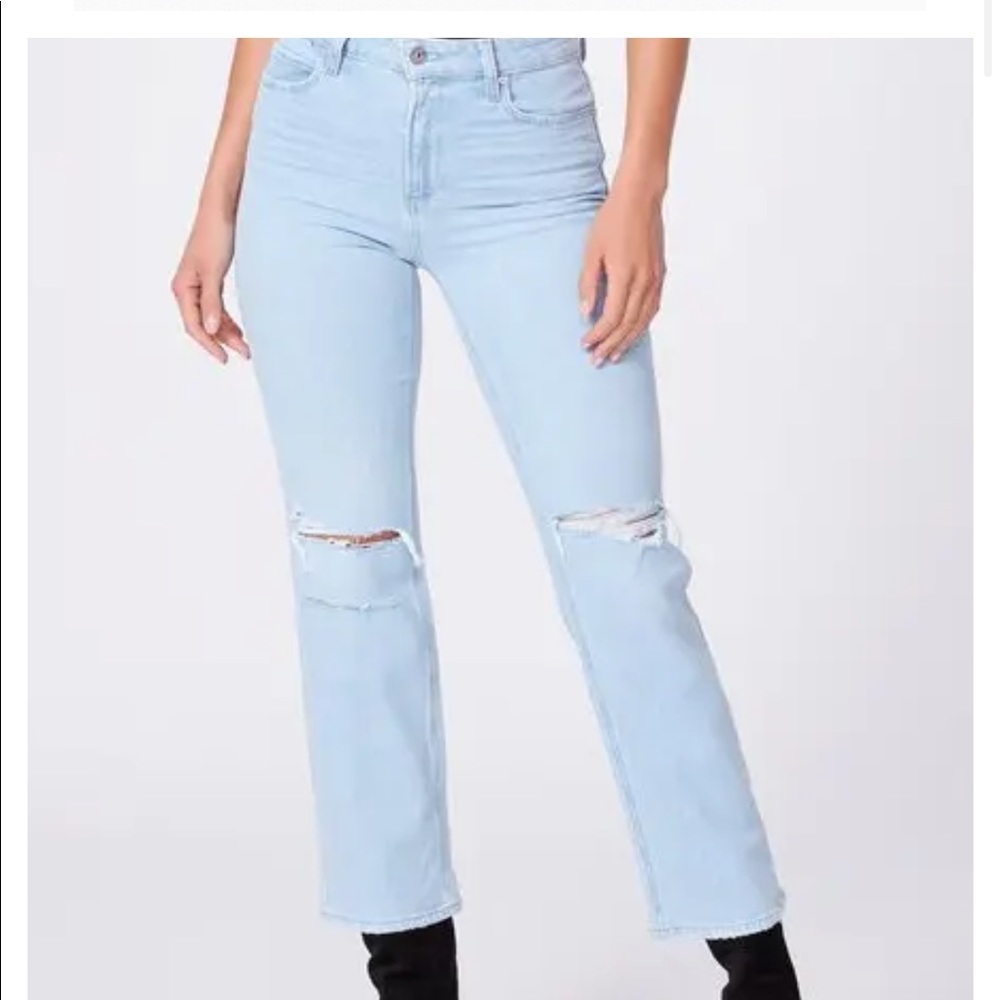Paige Relaxed Colette Crop Jeans 25